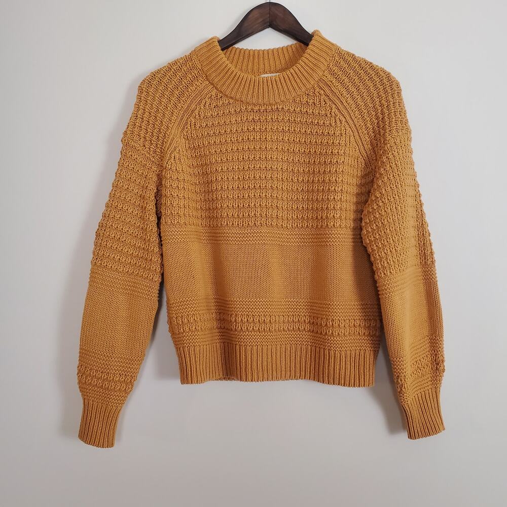 Universal Thread Sweater Orange Yellow Small - image 4